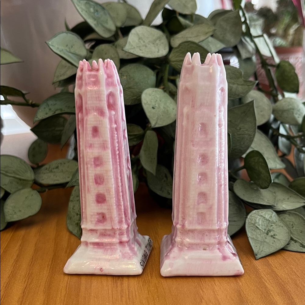 Singing Tower Vintage Salt & Pepper Shakers Made in Japan EUC - Picture 5 of 9